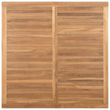 Coffee Table Brown 110 x 110 x 45 cm Solid Teak Wood 42002300