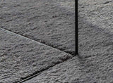 Rug HUARTE Short Pile Soft and Washable Anthracite 120x120 cm 374999