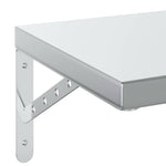 Wall Shelves 2 pcs 100x30 cm Silver Stainless Steel 3214503