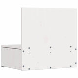 Bedside Table 2 pcs White 42 x 32.5 x 40 cm Solid pine wood 873496