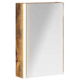 Bathroom Mirror Cabinet Smoked Oak 33 x 11.5 x 50 cm 889219