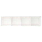 ZNTS Book Cabinet/TV Cabinet White 36x30x143 cm Engineered Wood 800144