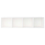 ZNTS Book Cabinet/TV Cabinet White 36x30x143 cm Engineered Wood 800144