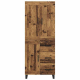 Highboard Old Wood 69.5 x 34 x 180 cm Engineered Wood 3415609