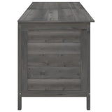 Garden Storage Box Anthracite 198.5x50x56.5 cm Solid Wood Fir 364762