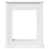 Fireplace Surround White 75x20x87.5 cm Engineered Wood 854580