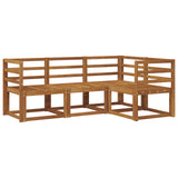 Outdoor Sofa Set 4 pcs Natural Solid Acacia Wood 3366307