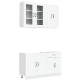 Kitchen Unit KALMAR 4 pcs White Engineered Wood 3438295