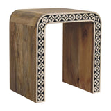 Edessa Bone Inlay End Table IN3385