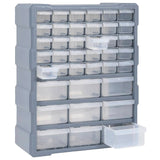 Multi-drawer Organiser with 39 Drawers 38x16x47 cm 147586