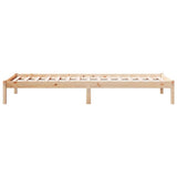 Extra Long Bed Frame without Mattress 80x210 cm Solid Wood Pine 852400