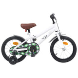 Kids Bike 14 Inches for 3-5 Years Old White 42009480