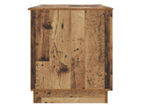 Desk with Shelf Old Wood 142.5 x 50 x 75 cm Engineered Wood 3414628