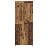 Highboard Old Wood 69.5 x 34 x 180 cm Engineered Wood 3415687