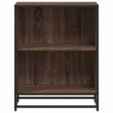Book Cabinet Brown Oak 60x35x76 cm Engineered Wood 849103