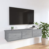 Wall Cabinet Grey Sonoma 88x26x18,5 cm Engineered Wood 815082