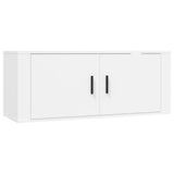 3 Piece Wall-mounted TV Cabinet Set White 100x34,5x40 cm 3188374