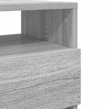 Bedside Cabinets 2 pcs with 2 Drawers Grey Sonoma 40x33x60 cm 858571