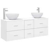 Bathroom Cabinet Set 3 pcs White 49.5 x 35 x 63 cm 3405795