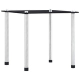 Nesting Tables 3 pcs Black Tempered Glass 249527