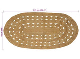 Area Rugs Natural 152 x 245 cm Jute 42010812