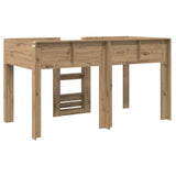Bunk Bed for Kids Artisan Oak 90 x 200 cm Engineered wood 3410498