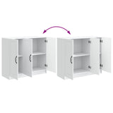 Sideboard White 89 x 34.5 x 77 cm Engineered Wood 895795