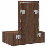 Dressing Table Brown 60 x 40 x 70 cm Engineered Wood 865223