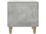 Bedside Cabinet Concrete Grey 43 x 34.5 x 48 cm Engineered Wood 894531
