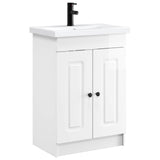 Bathroom Furniture Set High Gloss White 56 x 37.5 x 81 cm 3404168