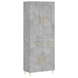 Highboard Concrete Grey 69,5x34x180 cm Engineered Wood 3199869