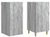 Cabinet Set 2 pcs Grey Sonoma Engineered Wood 3416715