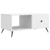 Coffee Table White 90 x 50 x 40 cm Engineered Wood 895645