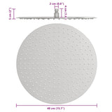 Rain Shower Head Stainless Steel 304 40 cm Round 4103895