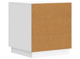 Bedside Cabinet White 43 x 41 x 63.5 cm Engineered Wood 895245