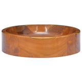 Basin Solid Teak Wood 40x10 cm 326159