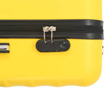 Hardcase Trolley Set 3 pcs Yellow ABS 91890