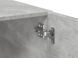 Storage Cabinet Concrete Grey 80x42.5x225 cm Engineered Wood 3281346