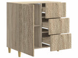 Sideboard Sonoma Oak 66 x 34.5 x 90 cm Engineered Wood 895087