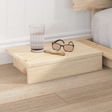 Bed Frame Brown 150 x 200 cm Wood 872395