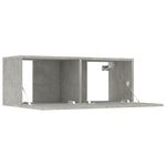 8 Piece TV Cabinet Set Concrete Grey Engineered Wood 3114289