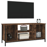 TV Cabinet Smoked Oak 102x35x45 cm Engineered Wood 826287