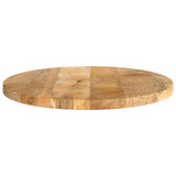 Table Top 50x2.5 cm Round Solid Wood Mango 370060