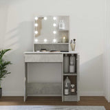 Dressing Table Concrete grey Engineered wood, acrylic Standard 808814