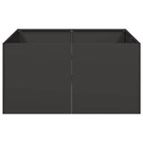 Planter Black 80x80x40 cm Cold-rolled Steel 860738