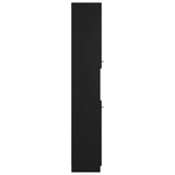 Bathroom Cabinet Black 32x34x188.5 cm Engineered Wood 811323