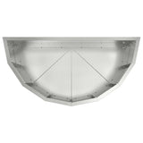 Planter Silver 60 x 30 x 50 cm Galvanised Steel 883722