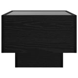 Coffee Table Black oak 50 x 50 x 30 cm Engineered wood 879661