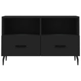 TV Cabinet Black 80x36x50 cm Engineered Wood 828989