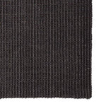 ZNTS Rug Natural Sisal 66x350 cm Black 136321